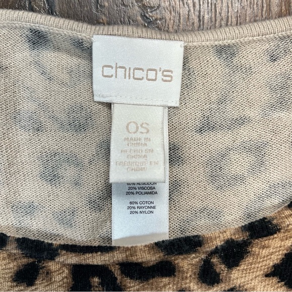 Chico’s Animal Chianti Cape SZ OS - Picture 7 of 8